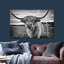 «Highland Cow», reproduction de photo de bovin écossais, affiche animalière