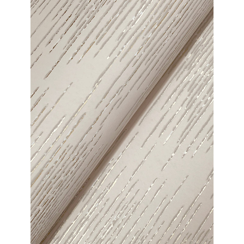 Papier peint avec colonnes métalliques Opérette, Rose