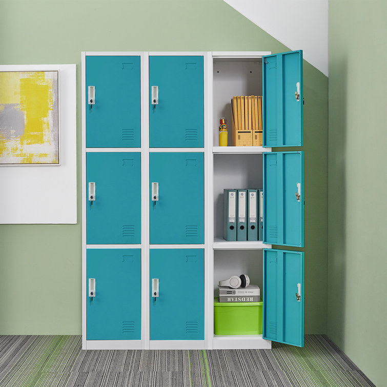 Metal Lockers for Employees with Lock, Employees Locker Storage