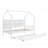 Wooden House Bed with Trundle-376153610