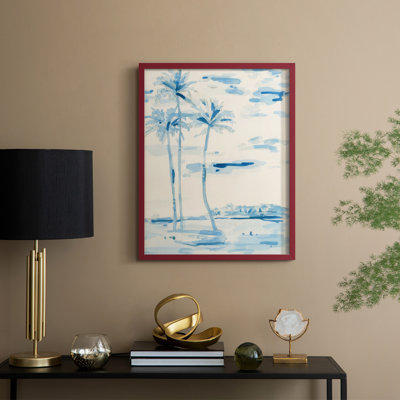 Coconut Grove II Framed Print - Solid Wood