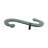 Shutter Dog Scroll Hand Forged Iron Masonry Single