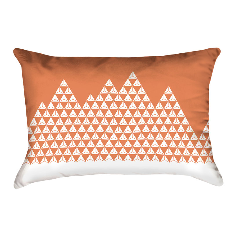 Coussin lombaire intérieur / extérieur Katelyn Elizabeth, Orange