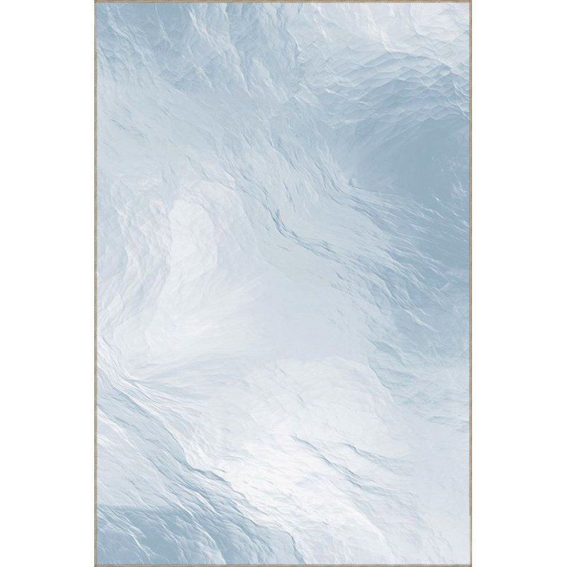 Tapis tissé à base de glace et lavable, Tapis de couloir 3 pi 3 po x 9 pi 10 po