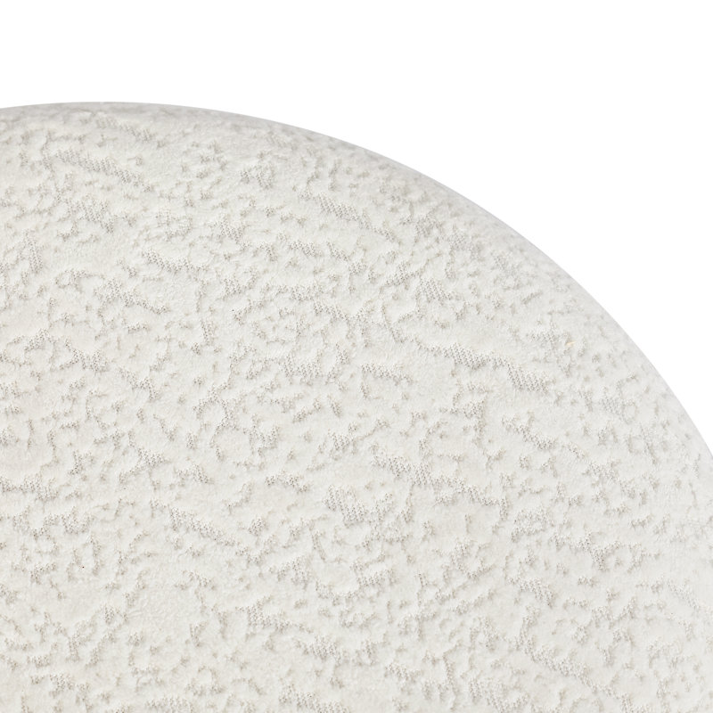 Celinka Upholstered Ottoman, White