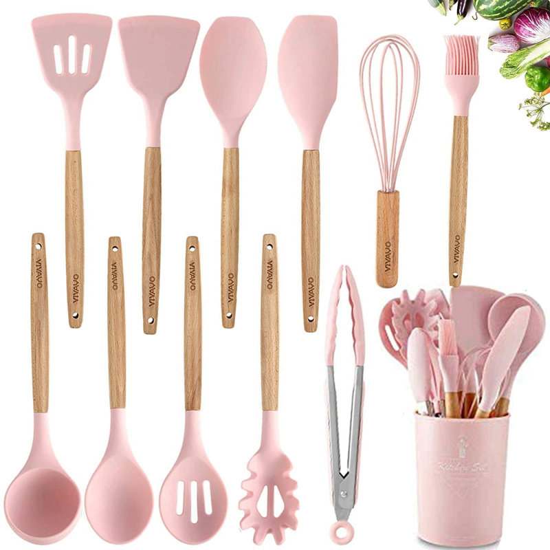 Generic 13 Utensil Set, Pink