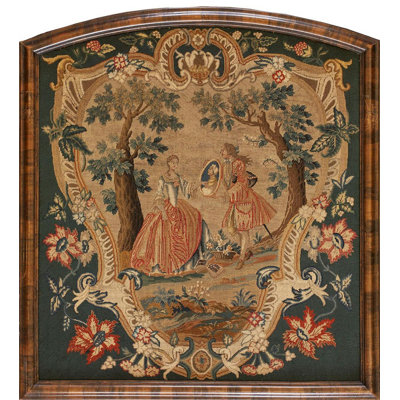 Art textuel antique sur toile