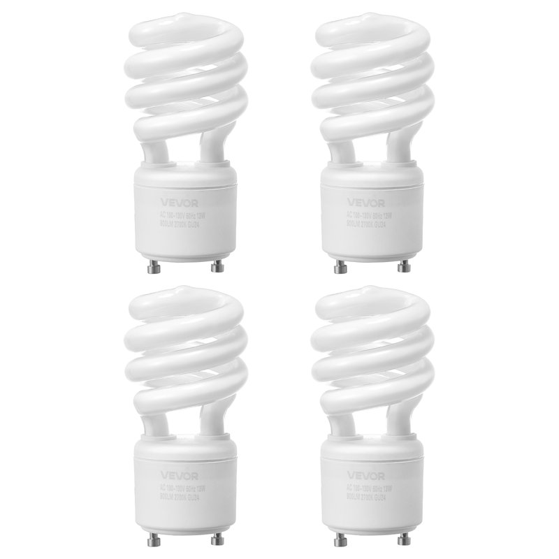 Ampoules fluocompactes 13W avec lumière chaude 2700K