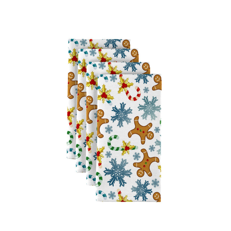 Polyester Abstract Square Napkin