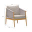 282cm Wide Straight Patio Sofa with Cushions