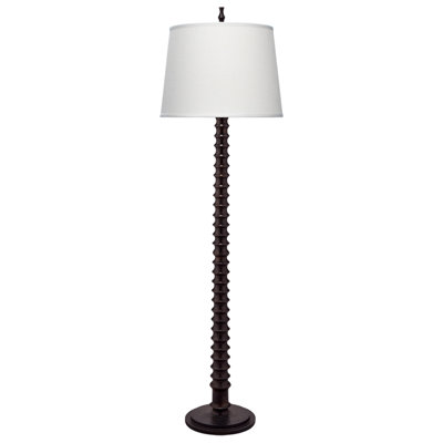 Revolution Wood Floor Lamp, Black