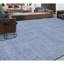 Tapis ivoire et bleu noué à la main de haute qualité-106402842