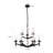 9 - Light Dimmable Tiered Chandelier-1344369270