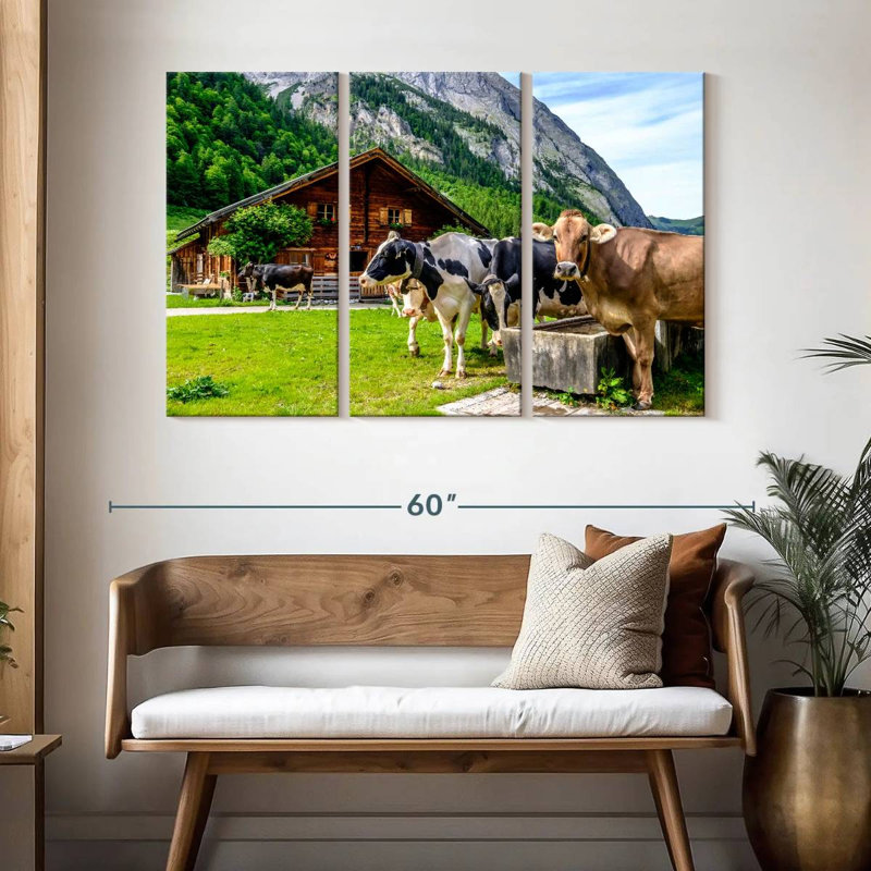 Brampt Karwendel Cows, 32" H x 50" W