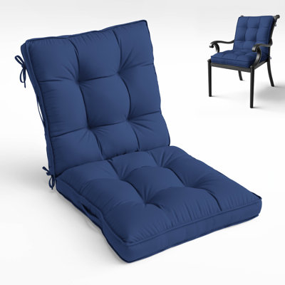 1 Piece Outdoor/Indoor High Back Chair Cushions, Available in 2 sizes