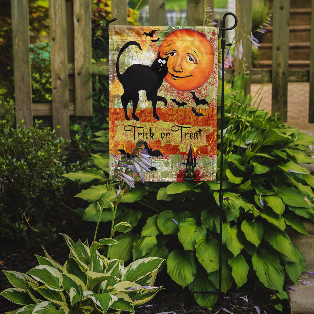 Vartkes Double Sided 15'' H x 11'' W Polyester Halloween Garden Flag The Holiday Aisle®