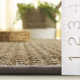 Auckland Bamboo Slat/Seagrass Natural/Gray Area Rug