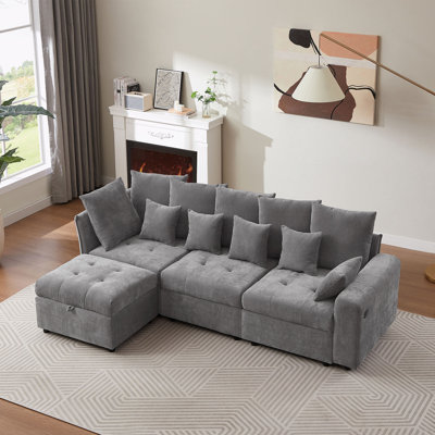 Myrleen Upholstered 96.45'' Sofa