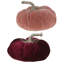Velvet Pumpkin Decorative Accent-70723911