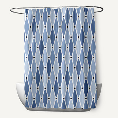 Ludwig Geometric Shower Curtain
