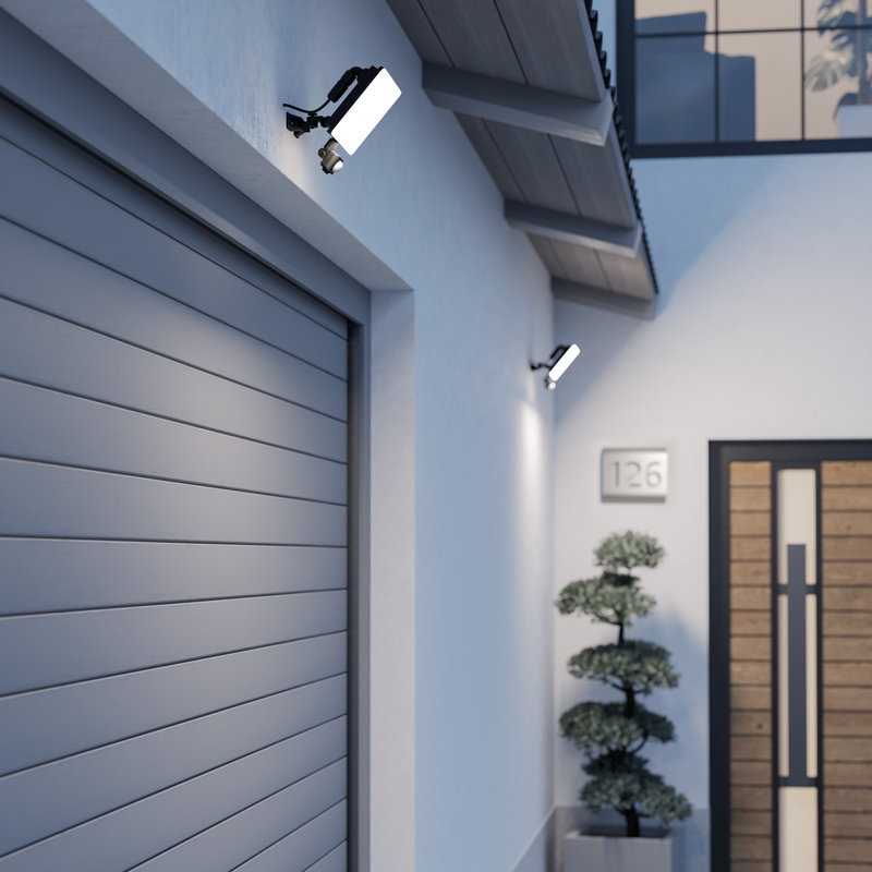 Matte Black 6.5cm H Outdoor Sconce