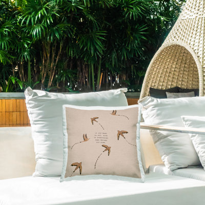 Coussin extérieur «If You Want To Fly» par Amelia Noyes