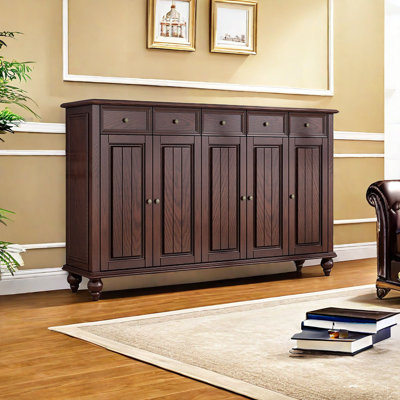 Armoire de rangement pour chaussures en bois massif 27 paires