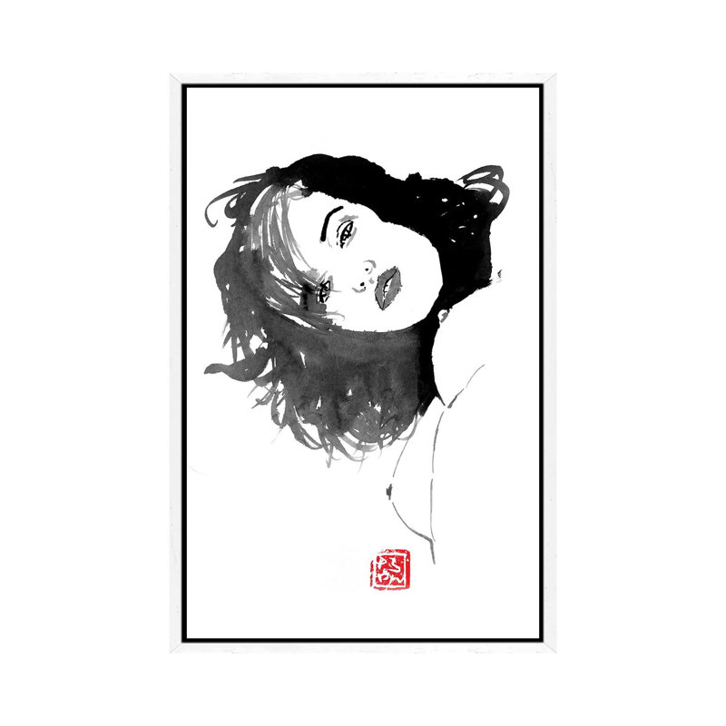 From Down by Péchane - Print on Canvas, 101.6 cm H x 66.04 cm W, White Framed