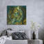 «Jungle Flair 2» par Wild Apple, art mural en métal Luxe, 36 po x 36 po