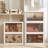 5 Layers Stackable Storage Box with Wheels for Home Living Room Office Wardrobe
