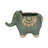 Stoneware Planter with Embossed Detailing and Sheep-Shaped Design