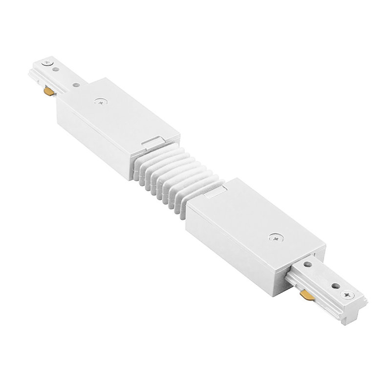 White Adjustable H-Type Track Lighting Connector
