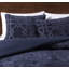 DESIGN STUDIO Blair Geo Navy Blue 3-Piece Soft Chenille Jacquard Comforter Set-104736148
