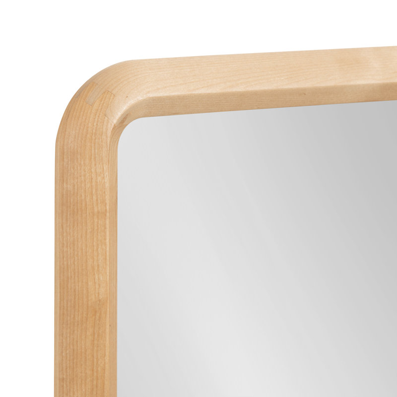 Anacleta Overmantel Mirror, 48" H x 16" W, Natural