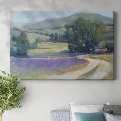 Lavender Meadow I-Gallery Wrapped Canvas