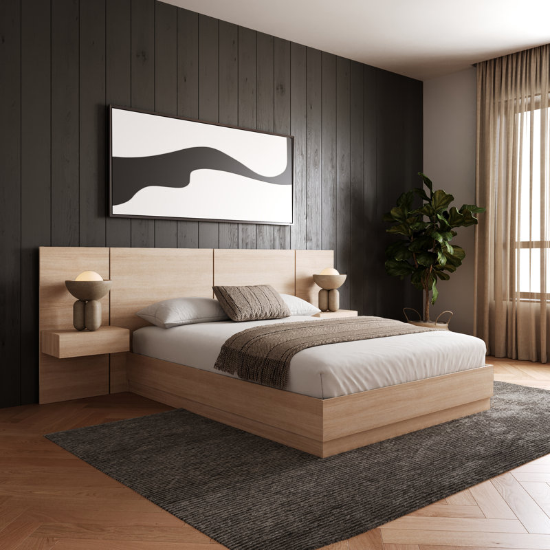 Filoftea 3 Piece Bedroom Set, Beige, Queen