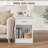 Ignacio 23.6" H Wood Nightstand with Drawer-532740221-479600830