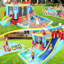 Jeu gonflable 12,2 pi x 11,1 pi avec souffleur d'air pour enfants