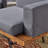 Outdoor Industrial Loveseat With Coffee Table