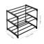3 Pair Shoe Rack