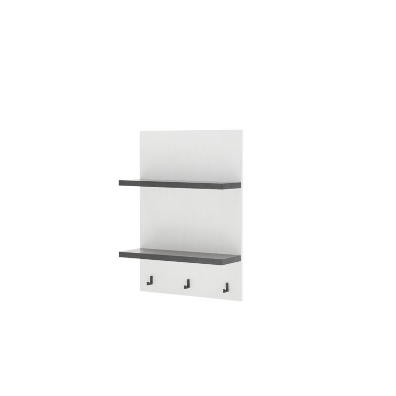 2 Piece Accent Shelf, White