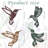 4 Pcs Metal Hummingbird Wall Art