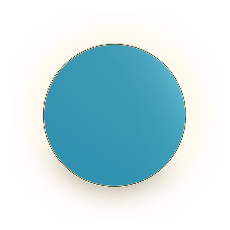 Ramen Mini Wall Sconce, 6", Matte Pacific Blue, Ramen Mini Wall Sconce, 6", Matte Pacific Blue