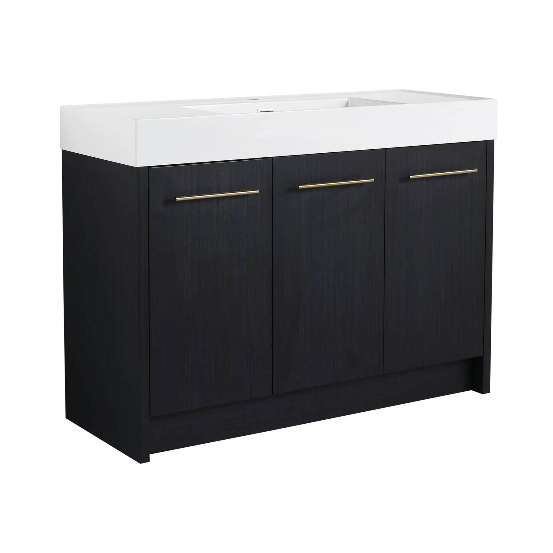 Latitude Run® 48 Inch Freestanding Bathroom Vanity with Resin Sink | Wayfair