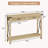 Entryway Table, Console Table with Rattan Drawers, 43" Sofa Table with Storage, Console Tables for Entryway, Living Room, Hallway, Foyer