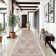 Medallion Non Slip Washable Rug(Orange)