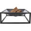 Tervo Square Steel Wood Burning Fire Pit