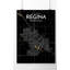 Regina City Map - No Frame Print-692251467
