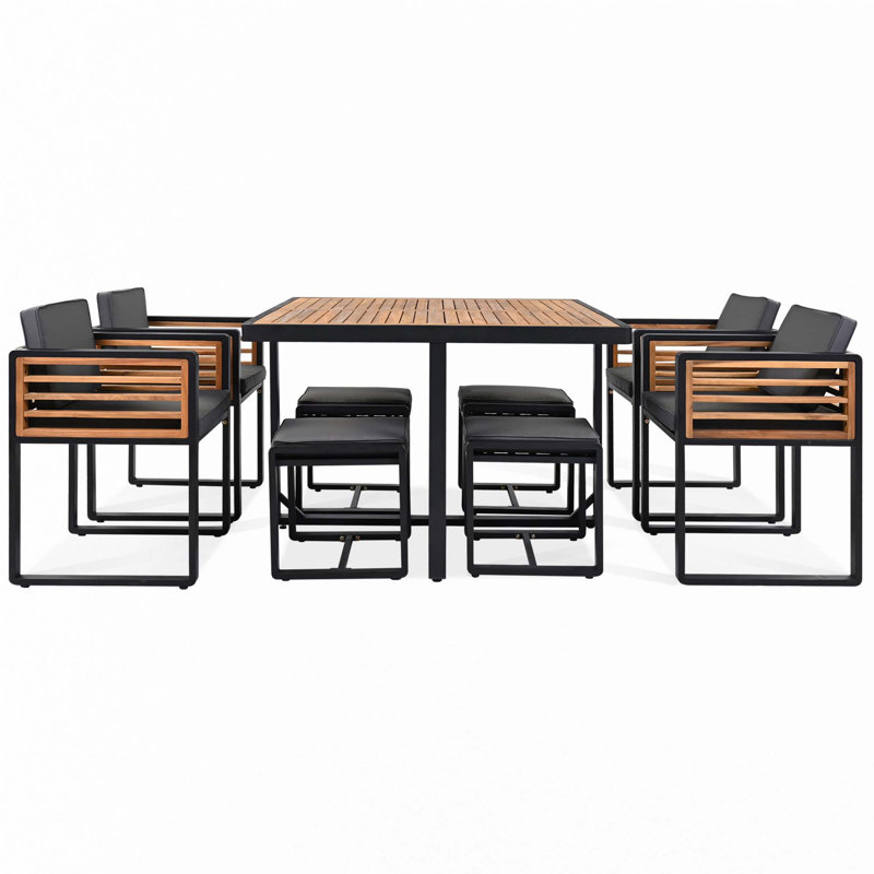 Acacia Wood Patio Dining Set