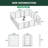 FXW Aster Dog Playpen Designed for Yard, 32inch 16 Panels-122660067